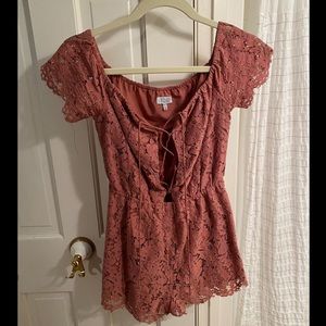 Lace romper